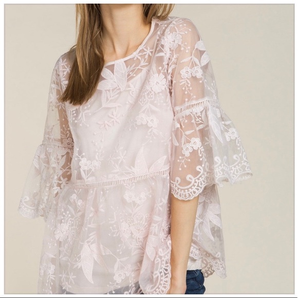 Savanna 2 Piece Fairy Lace Top - Picture 5 of 10